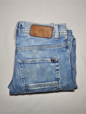 ZARA MAN Blue Denim Jeans Waist 30 Slim Fit EUR 38 Made in Turkey